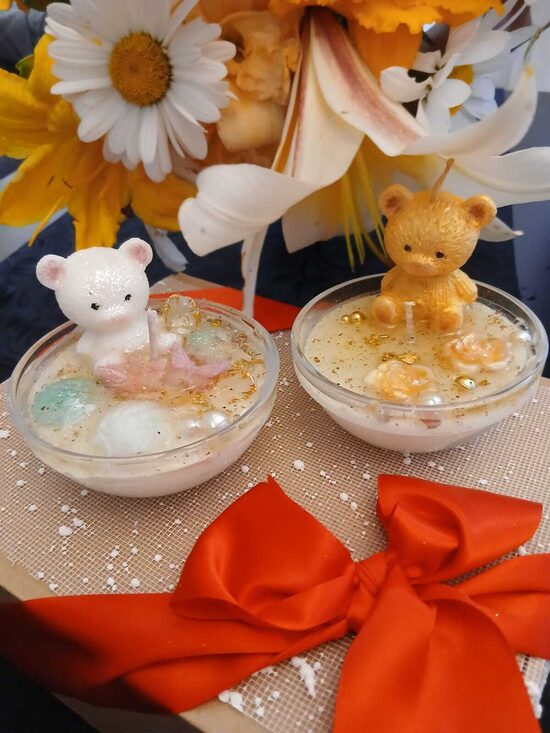 Svece-Mīļais lācēns